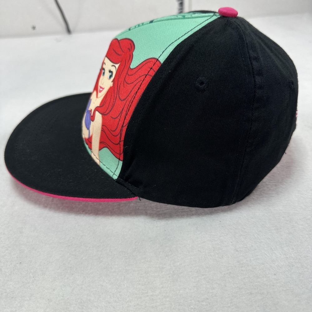 Disney Princess Hat Cap Snap Back Ariel Cinderella Jasmine Graphic Youth Fun - Picture 14 of 16